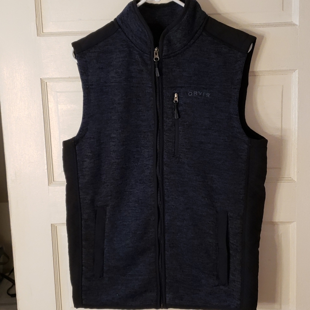 Orvis vest size XL but look at measurements.